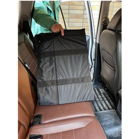 تصویر تشک تاشو عقب مسافرتی خودرو بی وان همراه با کیف 