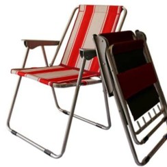 تصویر صندلی مسافرتی ساحلی 9 فنره فوم دار Beach travel chair with 9 foam springs