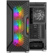 تصویر کامپیوتر دسکتاپ مخصوص بازی ، صنعتی ، رم 32 DDR4 ، نسل چهارم Xeon اینتل ، گرافیک 8 RX 580 
