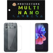 تصویر محافظ صفحه نمایش مولتی نانو مدل X-SFT مناسب برای گوشی موبایل بلک ویو A55 Pro به همراه برچسب پوششی تی پی یو 