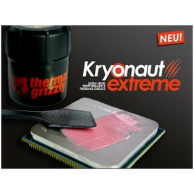 تصویر خمیر سیلیکون ترمال گریزلی مدل Thermal Grizzly Kryonaut 1g Thermal Grizzly Kryonaut