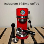 تصویر اسپرسوساز خانگی یونیک لایف مدل em313 رنگ قرمز Coffee machine unique life