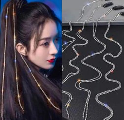 تصویر ریسه مو نگینی جفتی - محدود 