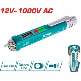 تصویر فازمتر دیجیتال توتال مدل THT2010003 THT2010003 Non-contact AC Voltage Detector