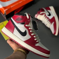 تصویر نایک ایرجردن وان ساقدار چیگاگو Nike Air Jordan 1 High Chicago 