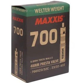 تصویر تیوپ مکسیس مدل Maxxis welter weight 700x23-32c 