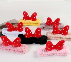 تصویر هدبند پاپیونی - طوسی 