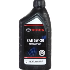 تصویر روغن موتور 5W-30 SN تویوتا – TOYOTA یک لیتر ( آمریکا ) Toyota Engine Oil 5w-30 SN