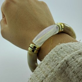 تصویر النگو رزینی کرم کد 1217 