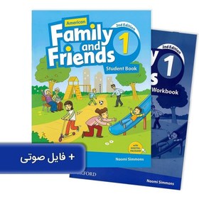 تصویر کتاب امریکن فمیلی اند فرندز جلد ۱ ویرایش دوم انتشارات آکسفورد 