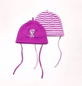 تصویر کلاه نوزادی پنبه ای اورگانیک پک دوتایی (۰تا۲ماه) آلمانی 