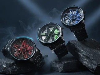 تصویر ساعت مردانه رینگی با بند فلزی 