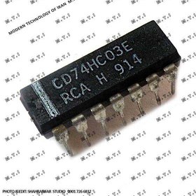 تصویر آی سی تی تی ال CD74HC03E / RCA MALAYSIA 