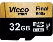 تصویر کارت حافظه microSD ویکومن Final 600X ظرفیت 32 گیگابایت 