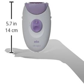 تصویر ماشین اصلاح بدن(اپیلاتور)براون مدل SE3170 ساخت آلمان EPILATOR BRAUN SE3170