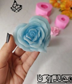 تصویر قالب رز قلبی قالب گل رز