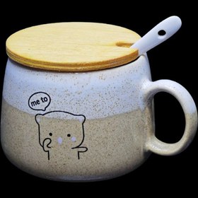 تصویر ماگ سرامیکی طرح دار 