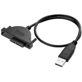 تصویر کابل USB to SATA DVD LAPTOP تک کابل -کد 418 