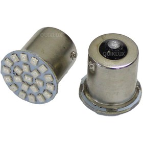 تصویر لامپ SMD تک کنتاکت 22 تایی (ساده) بسته 2 عددی - رنگ قرمز 