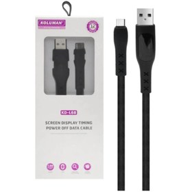 تصویر کابل تبدیل USB به Type-C کلومن مدل KD-L68 طول 1 متر Koluman KD-L68 USB To Type-C 1M