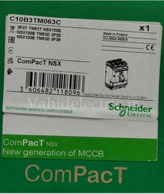 تصویر کلید اتومات قابل 63 آمپر اشنایدر C10B3TM063 SCHNEIDER ELECTRIC