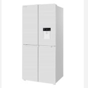 تصویر یخچال فریزر ساید بای ساید28 فوت ایکس ویژن مدلTF541AWDASDسفید و استیل(پس کرایه) 