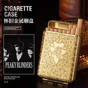 تصویر جعبه سیگار پیکی بلایندرز طلایی (Peaky Blinders) مخصوص سیگار رگولار 