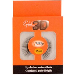 تصویر مژه مصنوعی سه بعدی E110-01 ورژن Vergen E110 01-3D Eyelash