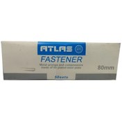 تصویر گیره پوشه اطلس مدل 80mm بسته 50 عددی 