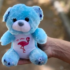 تصویر عروسک خرس te amo 