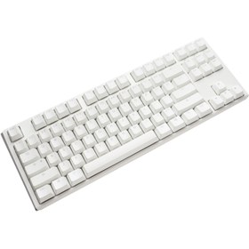 تصویر Ducky One 3 Classic Pure White TKL 80 percent - Cherry Blue 