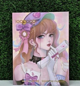 تصویر پالت آرایشی کتابی همه کاره با هایلایتر، رژلب و کانسیلر 