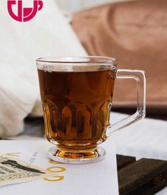 تصویر ماگ دلی گلس مدل کازابلانکا 