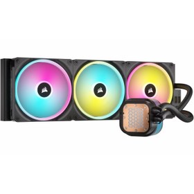 تصویر خنک کننده مایع پردازنده کورسیر مدل iCUE LINK H170i RGB AIO Corsair iCUE LINK H170i RGB AIO Liquid CPU Cooler