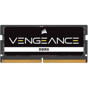 تصویر رم لپ تاپ DDR5 تک کاناله 4800 مگاهرتز CL40 کورسیر VENGEANCE ظرفیت 16 گیگابایت Corsair Vengeance DDR5 16GB 4800MHz CL40 Single Channel Ram