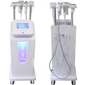 تصویر دستگاه لاغری 5D آر اف کویتیشن ایستاده 6 کاره RF Cavitation machine 6 handpieces