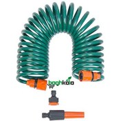 تصویر شیلنگ فنری 15 متری با آبپاش 