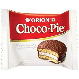 تصویر کیک شکلاتی چوکو پای شکلاتی اورجینال 12 عددی choco pie choco pie