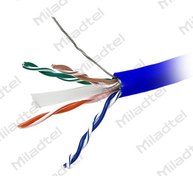 تصویر کابل شبکه لگراند cat6 utp با تست فلوک چنل 