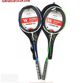 تصویر راکت بدمینتون ویش تکی 317 Alumtec Badminton racket wish