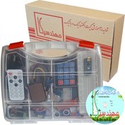 تصویر کیت آموزشی، سرگرمی آردوینو نانو با 18 ماژول پر کاربرد مدل Arduino+18 مهندسیکا 