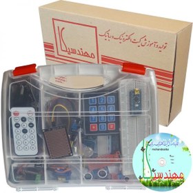 تصویر کیت آموزشی، سرگرمی آردوینو نانو با ۱۸ ماژول پر کاربرد مدل Arduino+18 مهندسیکا 