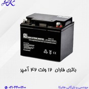 تصویر باتری UPS سیلد اسید فاران ظرفیت ۴۲ آمپر 