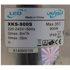 تصویر پمپ کفکش 1 اینچ 36 متری فلوتردار لئو مدل XKS-900S LEO XKS-900S Float pump with floater , 1 inch , 36 m , 6 m3/h