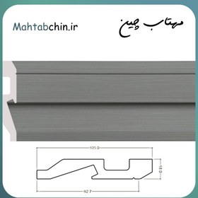 تصویر قرنیز نورمخفی روکار پی وی سی کد N17-47 