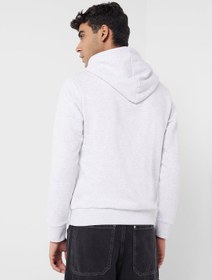 تصویر هودی با لوگوی جربوشویک و بند کشی برند jack & jones Jorbushwick Drawstring Logo Hoodie