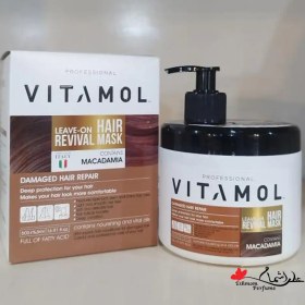 تصویر ماسک مو500گرمی ماکادمیا خارج حمام جعبه ار ویتامول ا Vitamol Hair Mask Out Of Bath Room Vitamol Hair Mask Out Of Bath Room
