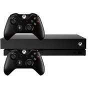 تصویر کنسول بازی مایکروسافت استوک Xbox One X | حافظه 1 ترابایت + یک دسته اضافه 