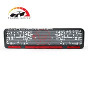 تصویر قاب پلاک طلق دار خودرو بسته ۲ عددی 