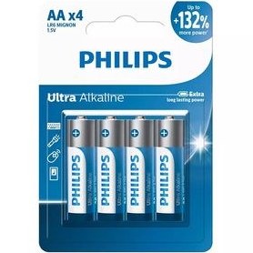 تصویر باتری قلمی فیلیپس آلترا آلکالاین Ultra Alkaline 